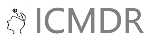 Gray logo of person with butterfly flying out of head and abbreviation "ICMDR" which stands for 'International Consortium of Maladaptive Daydreaming Research'.